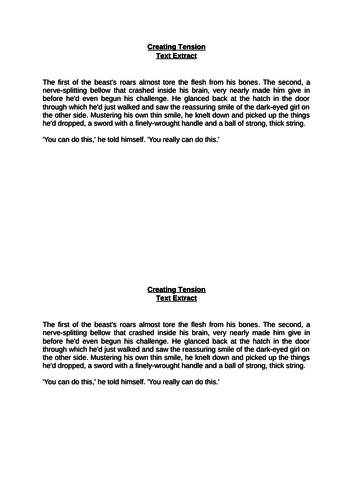 A Monster Calls - Complete SoW | Teaching Resources