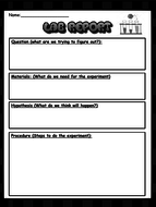 Simple Lab Report Template | Teaching Resources