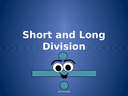 Short and Long Division: Bus Stop Method