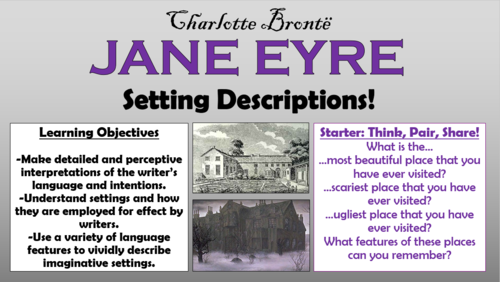 Jane Eyre - Setting Descriptions!