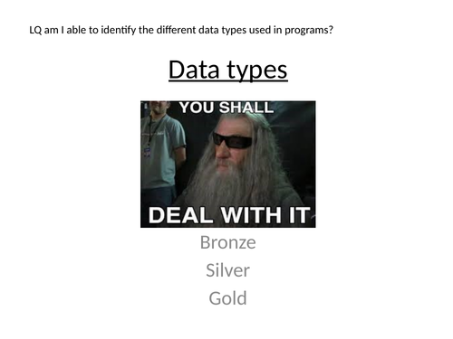 Edexcel Computer Science Paper 2 Data Types in Database