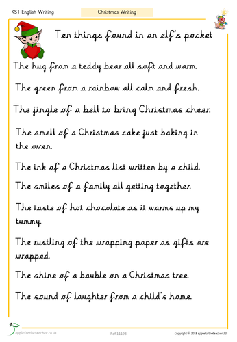 Christmas writing activities | Teaching Resources