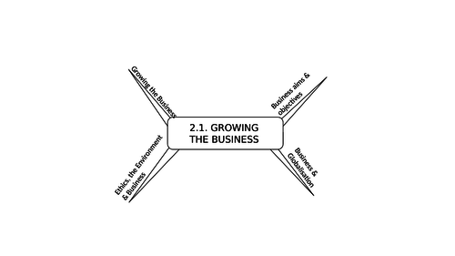 GCSE Edexcel 9-1 Business. Six Mind map structures for Theme 2 Building a Business.