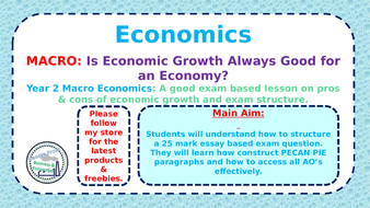 A-Level Economics - How to Answer a 25 Mark Question - Is Economic ...