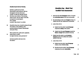 Norman Maccaig Practice Poetry Assessments Scottish Text