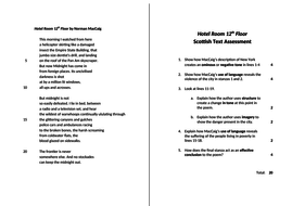 Norman Maccaig Practice Poetry Assessments Scottish Text