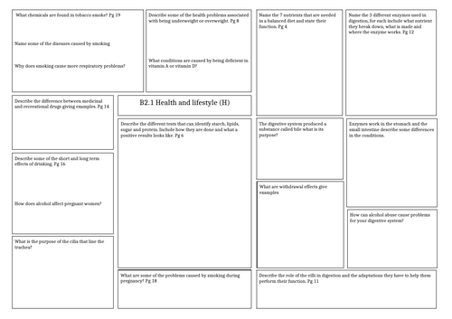 Revision Mat: Activate 2 - Health and lifestyle