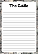 The Castle - Writing Frame Page Border | Teaching Resources