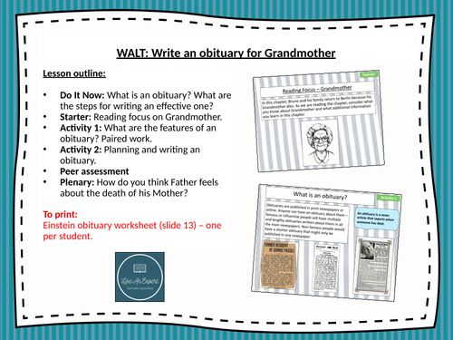 Boy in the Striped Pyjamas - Chapter 16 (FULL LESSON) | Teaching Resources