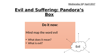 moral lesson of pandoras box