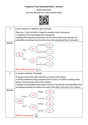 New Homework Sheets Bundle - December 2018