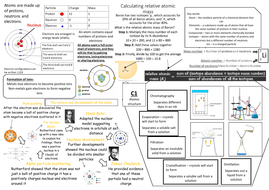 chemistry gcse revision aqa summary c1 triple sheets science