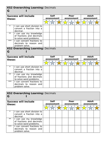 White rose year 6 decimals lesson 9