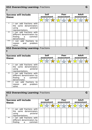 White Rose year 6 fractions lesson 1