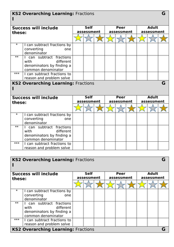 White Rose year 6 fractions lesson 2