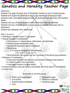 Genetics and Inheritance Worksheets | Teaching Resources