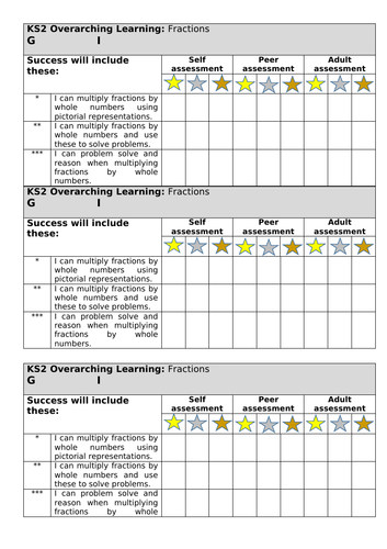 White Rose year 6 fractions lesson 4