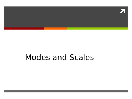 Modes and Scales Scheme of Work
