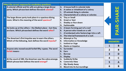 The Dinner Party Story Comprehension Lesson Presentation Teaching Resources