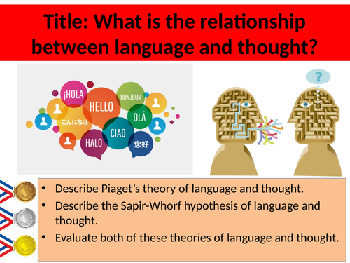 sapir whorf hypothesis language and thought