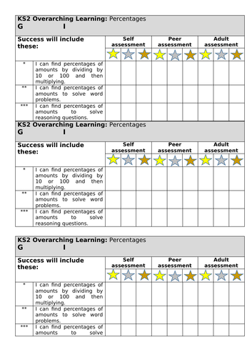 White Rose year 6 percentages lesson 4