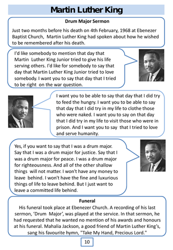 an essay about martin luther king