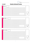 Year 3 Arithmetic Practice Papers *editable* | Teaching Resources