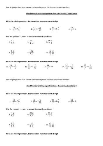 Fractions Unit - KS2 Maths | Teaching Resources