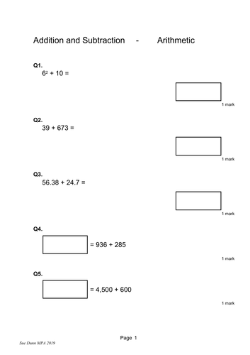 Year 6 Maths Booster sessions | Teaching Resources