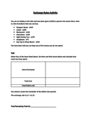 exchange rates worksheet teaching resources