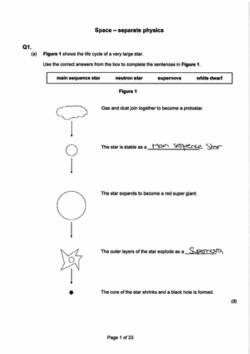 GCSE Physics Revision - Chapter 8 Space