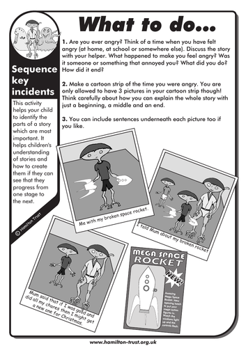 Sequence key incidents - English Homework - LKS2