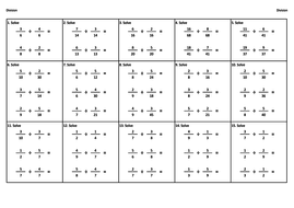 fractions four operations questions teaching resources