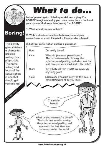 Boring English Homework Lks2 Teaching Resources 3417