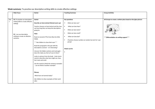 The Snow Bear | Teaching Resources