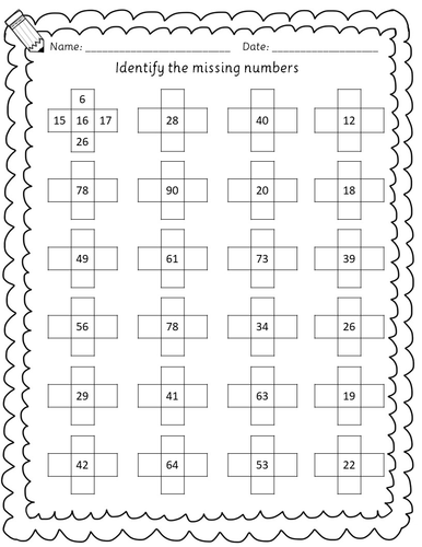 Year 1/2 Maths worksheets - 1 more, 1 less, 10 more, 10 less | Teaching