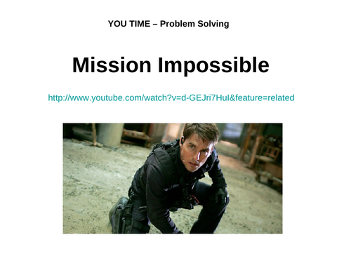 Problem Solving - Mission Impossible + Concentration + Pass The Key