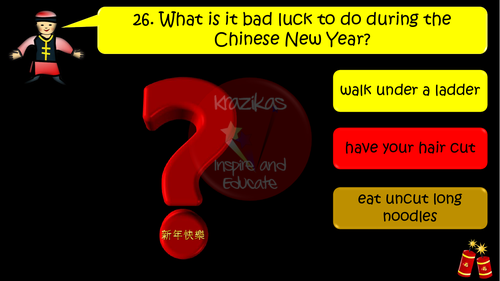 Chinese New Year 2023 Quiz | Teaching Resources