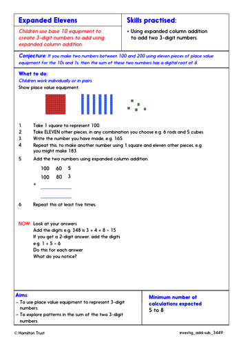 Add 3 digit Numbers Using Expanded Addition Year 3 Addition And 