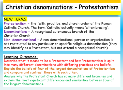 Protestantism | Teaching Resources