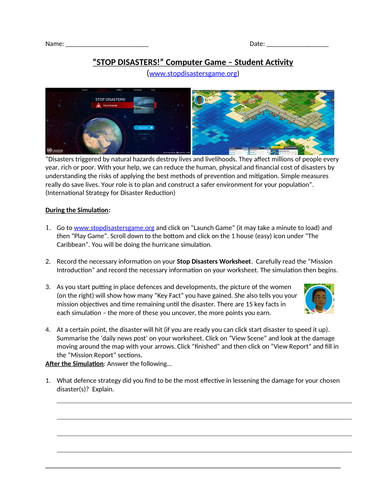 KS3 Natural Hazards Full set of lessons | Teaching Resources