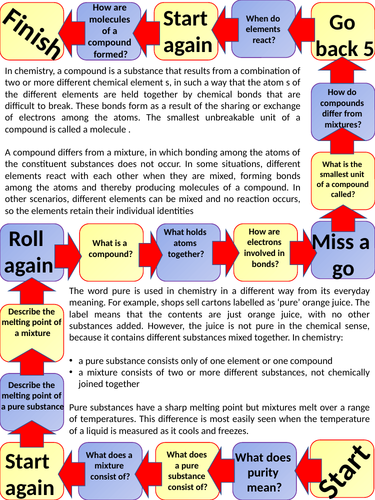 KS4 AQA GCSE Chemistry (Science) Pure Substances Lesson & Activities ...