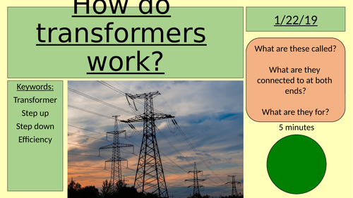 How do transformers work? | Teaching Resources