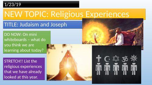 Religious Experiences - Judaism&Joseph