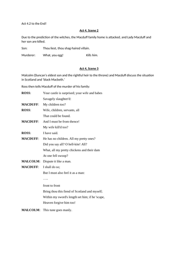 macbeth-worksheets-answers