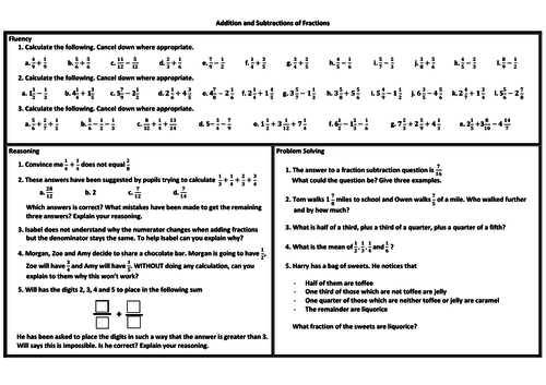 adding-and-subtracting-fractions-problem-solving-mastery-worksheet-teaching-resources