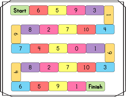 number-bonds-to-10-board-game-teaching-resources