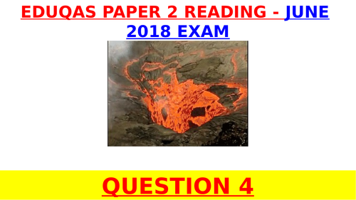 EDUQAS GCSE English Language 2018 Paper 2 Q4 (the opinion question ...