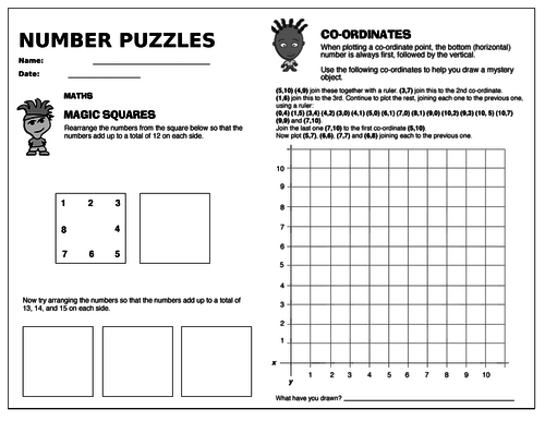Year 4 Number Puzzles