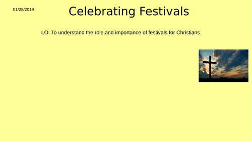 AQA GCSE RE RS - Christianity Practices - L4 Festivals